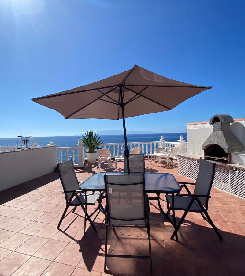 1St Line Sea View & Rooftop - Arena Puerto de Santiago  Exterior photo